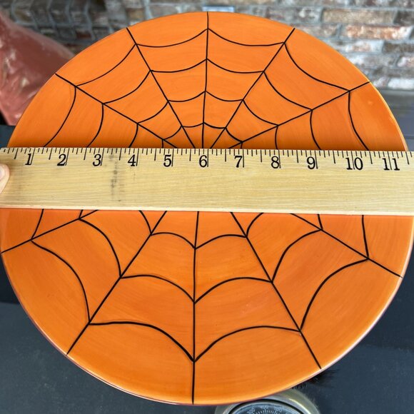 Dept 56 Patience Brewster witch feet Halloween spooky cake plate stand decor - Picture 7 of 15